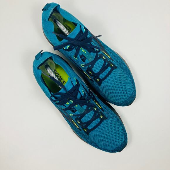 Brooks Levitate 3 Running Shoes Mens 10 Navy Green Sneakers 1103121D479 main image 4